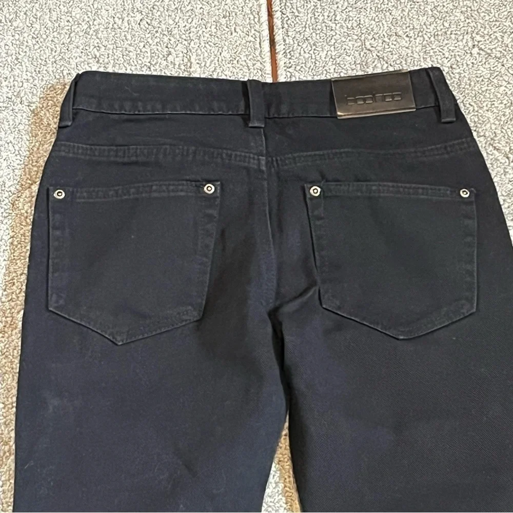 Boohoo Jeans Womens Size 2 Black Distressed Helena Mom Jean Denim Cotton NWT - Picture 10 of 11